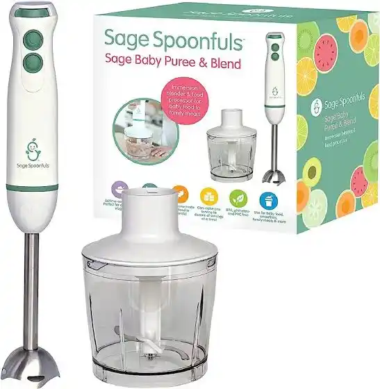 Sage Spoonfuls Immersion Blender for baby foods