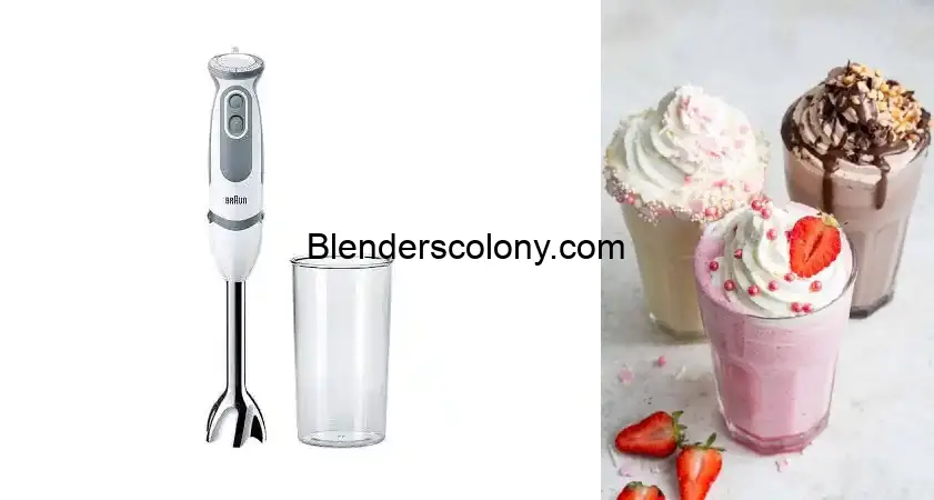 can you make a milkshake with an immersion blender