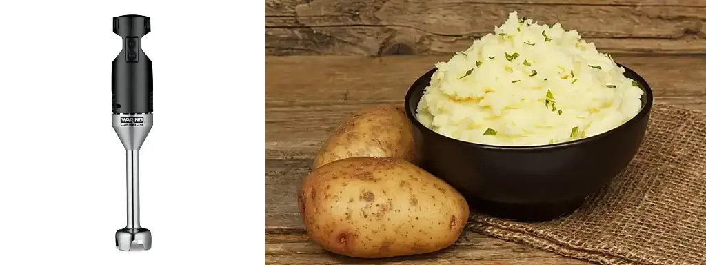 can you use an immersion blender for mashed potatoes