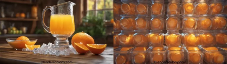 can you freeze orange juice